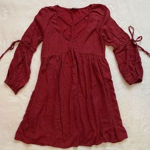 Long sleeve flowy dress